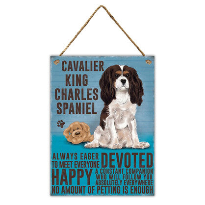 Cavalier King Charles Spaniel Metal Wall Hanging