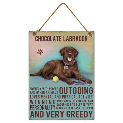 Labrador (Chocolate) Wall Hangings