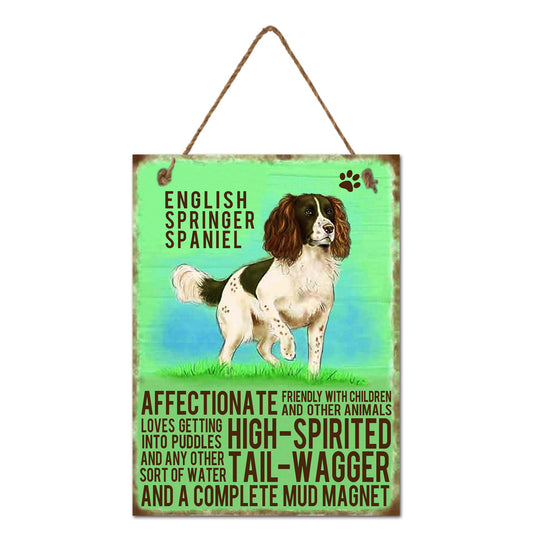 English Springer Spaniel Metal Wall Hanging