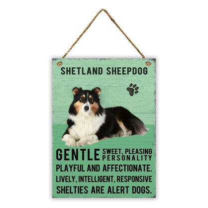 Shetland Sheepdog Metal Wall Hanging