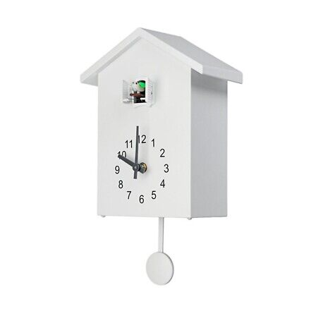 Modern Cuckoo Clock - White
