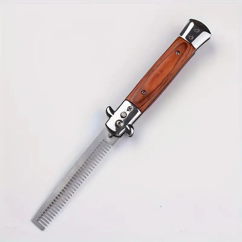 Stainless Steel Flip Hair Comb