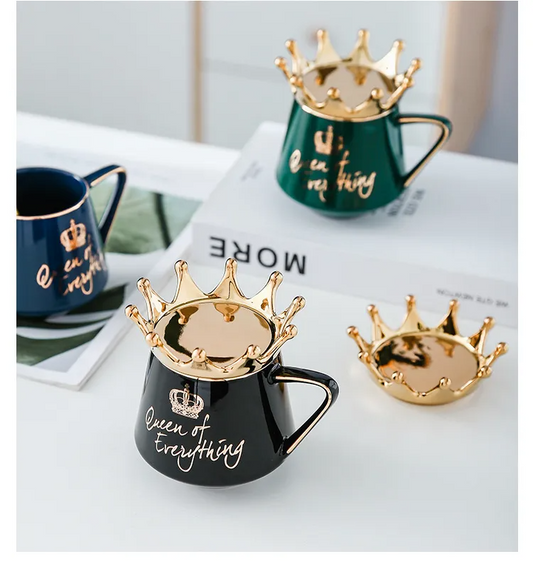 Queen of Everything Ceramic Cup - Black