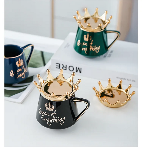 Queen of Everything Ceramic Cup - Black