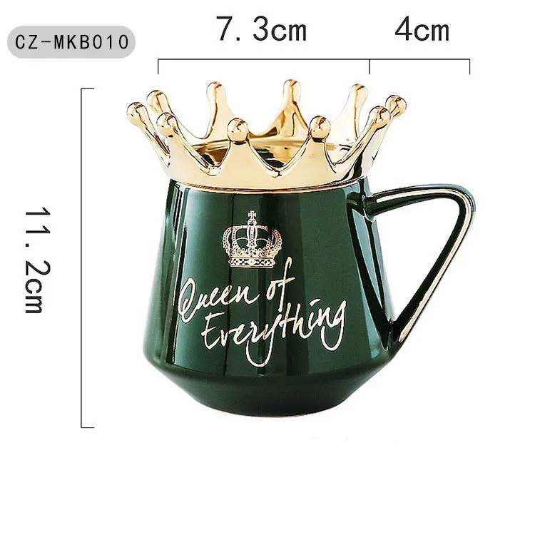 Queen of Everything Ceramic Cup - Green
