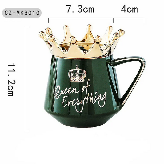 Queen of Everything Ceramic Cup - Green