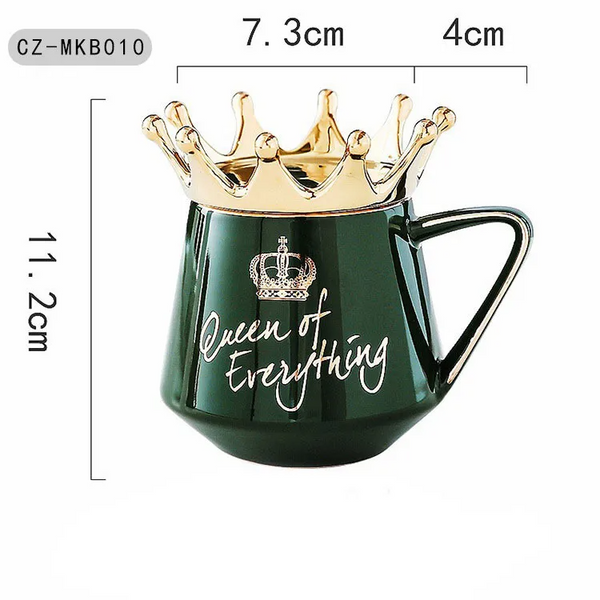 Queen of Everything Ceramic Cup - Green