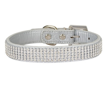 Luxury Pet Collars-Silver