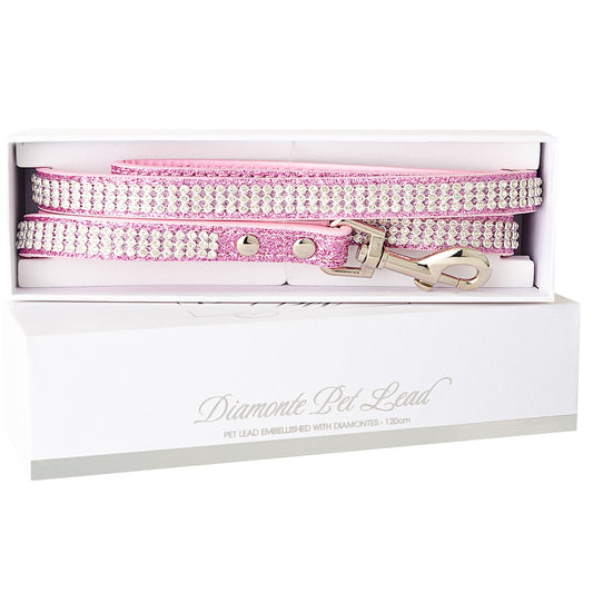 Luxury Pet Lead (120cm)-Pink