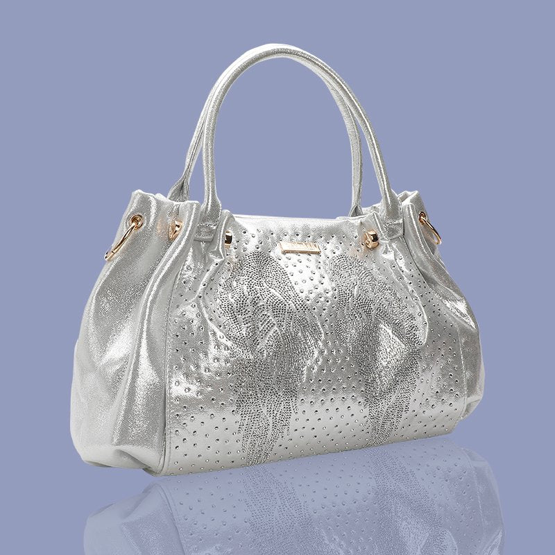 La-Vish Angel Wings Bag-Silver